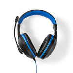 Nedis Gaming Combo Kit | 4-i-1 | Tastatur, Headset, Mus og musemåtte | Blå / Sort | QWERTZ | DE layout