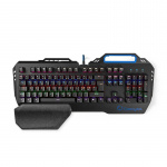 Nedis Wired Gaming Keyboard | USB | Mekaniske Taster | RGB | Nordisk | ND layout | USB Drevet | Strømkabellængde: 1.70 m | Gaming