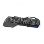Nedis Wired Gaming Keyboard | USB | Mekaniske Taster | RGB | Nordisk | ND layout | USB Drevet | Strømkabellængde: 1.70 m | Gaming
