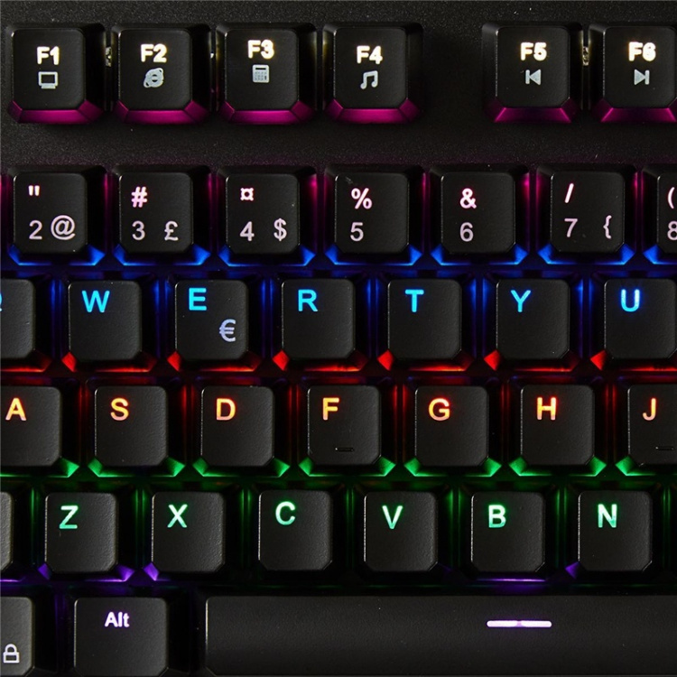 Nedis Wired Gaming Keyboard | USB | Mekaniske Taster | RGB | Nordisk | ND layout | USB Drevet | Strømkabellængde: 1.70 m | Gaming