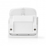 Nedis Motion Detektor Alarm | Batteri | 3x AAA/LR03 | 80 dB | Detektorområde: 1.10 m | Detektorvinkel: 10 ° | Loft / Væg | Hvid