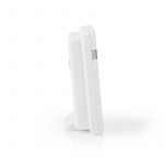 Nedis Trådløst Dørklokke Sæt | Batteri | 3 V DC | 1x CR2032 | Volume: 80 dB | Signalområde: 300 m | IP44 | 36 Melodier | 1 Modtager | Hvid