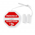 Nedis Dør Vindue Alarm | Batteri | 2x CR2032 | 85 dB | Hvid