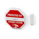 Nedis Dør Vindue Alarm | Batteri | 2x CR2032 | 85 dB | Hvid