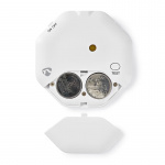 Nedis Glas Break Alarm | Udløst af: Vibration | Batteri | 2x CR2032 | 85 dB | Hvid