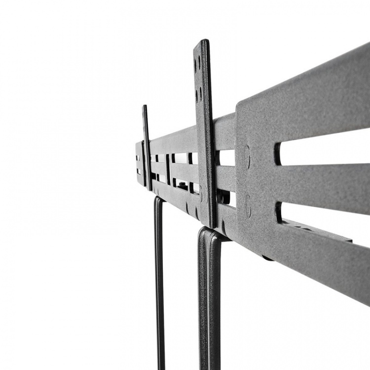 Nedis Soundbar Beslag | Kompatibel med: Universal | Fastmonteret på TV\'et | 10 kg | Dybdejustering | Stål | Sort