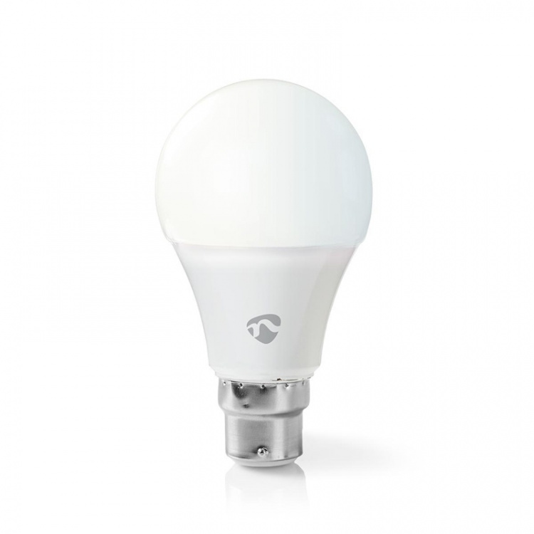 Nedis SmartLife LED-Pære | Wi-Fi | B22 | 800 lm | 9 W | Varm Hvid | 2700 K | Android™ / IOS | A60 | 1 stk