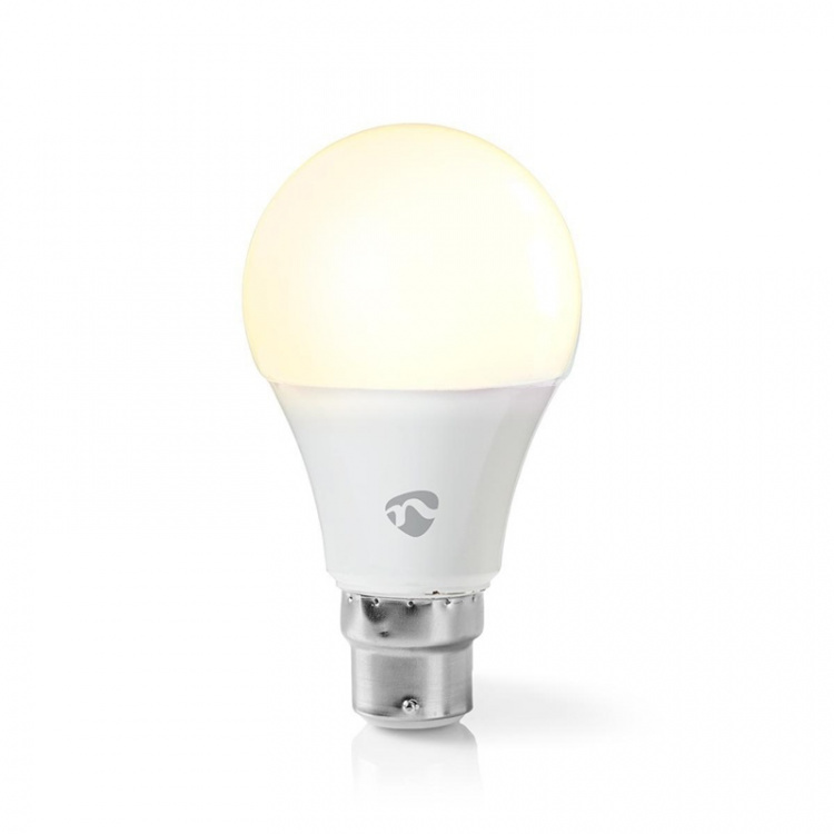 Nedis SmartLife LED-Pære | Wi-Fi | B22 | 800 lm | 9 W | Varm Hvid | 2700 K | Android™ / IOS | A60 | 1 stk