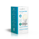 Nedis SmartLife LED-Pære | Wi-Fi | B22 | 800 lm | 9 W | Varm Hvid | 2700 K | Android™ / IOS | A60 | 1 stk