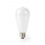 Nedis SmartLife LED Glødepære | E27 | 500 lm | 5 W | Varm Hvid | 2700 K | Glas | Android™ / IOS | ST64 | 1 stk