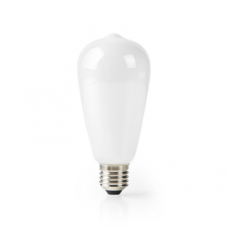 Nedis SmartLife LED Glødepære | E27 | 500 lm | 5 W | Varm Hvid | 2700 K | Glas | Android™ / IOS | ST64 | 1 stk
