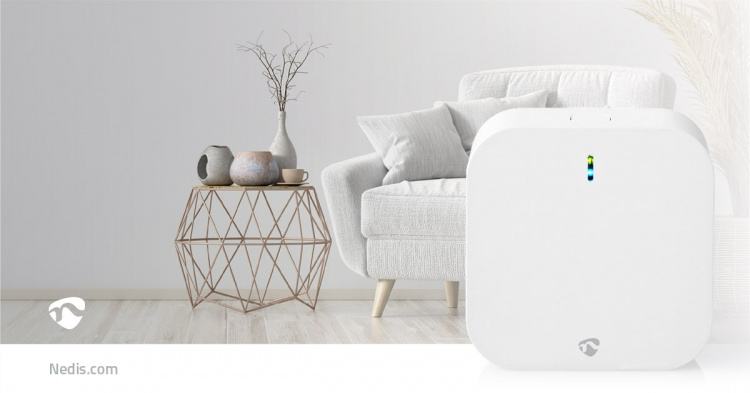 Nedis SmartLife Gateway | Zigbee 3.0 | 40 Enheder | USB Drevet | Android™ / IOS | Hvid