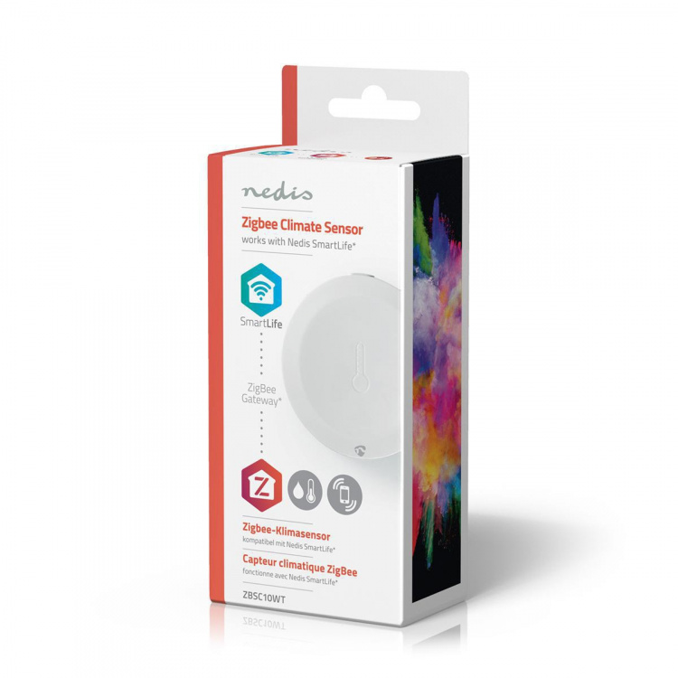 Nedis SmartLife Klimasensor | Zigbee 3.0 | Batteri | Android™ / IOS | Hvid