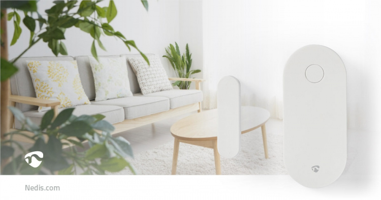 Nedis SmartLife Dørvinduessensor | Zigbee 3.0 | Batteri | Android™ / IOS | Hvid