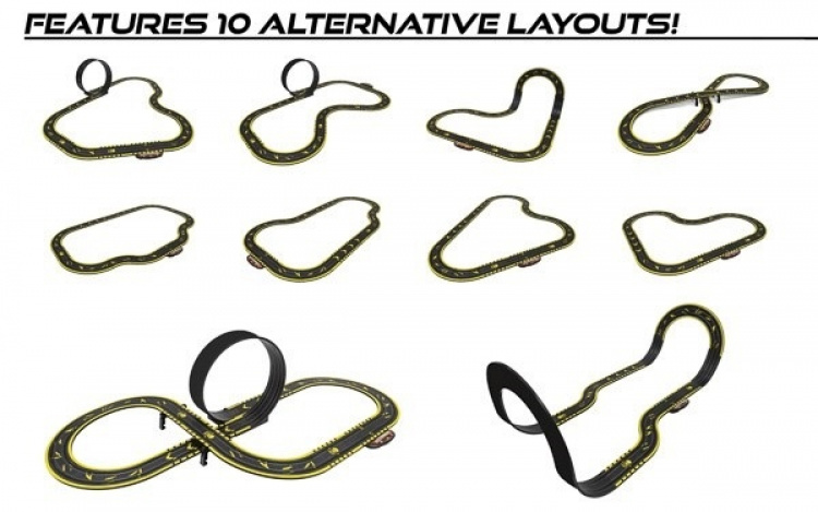 SCALEXTRIC Micro Scalextric Batman vs Joker