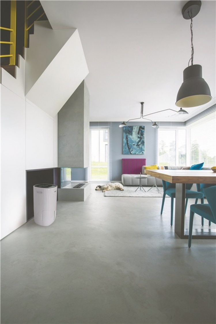 Adam - avfuktare 100m2, 44dB, wifi - Google Home, timer, 2 hastigheter, torkfun