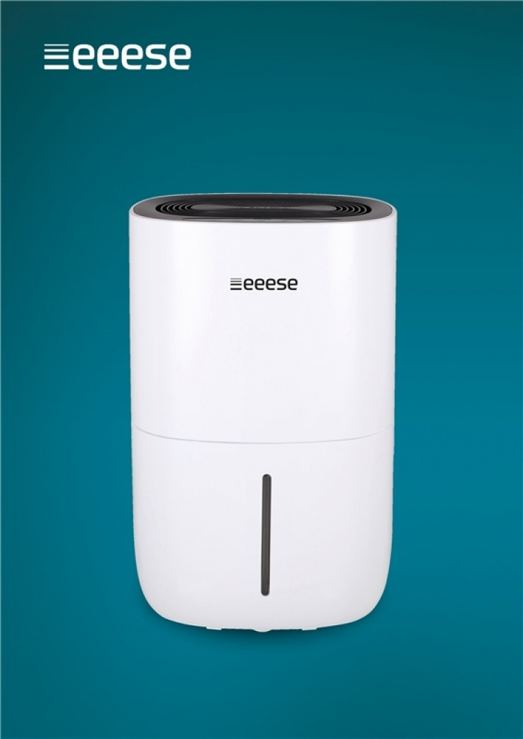 Adam - avfuktare 100m2, 44dB, wifi - Google Home, timer, 2 hastigheter, torkfun