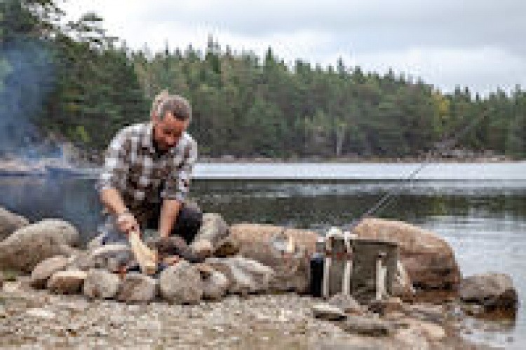 Orrefors Hunting Kylväska, Marin, 38x32x24 cm