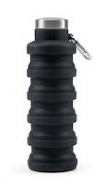 Orrefors Hunting Vattenflaska Silikon, Svart, 500 ml