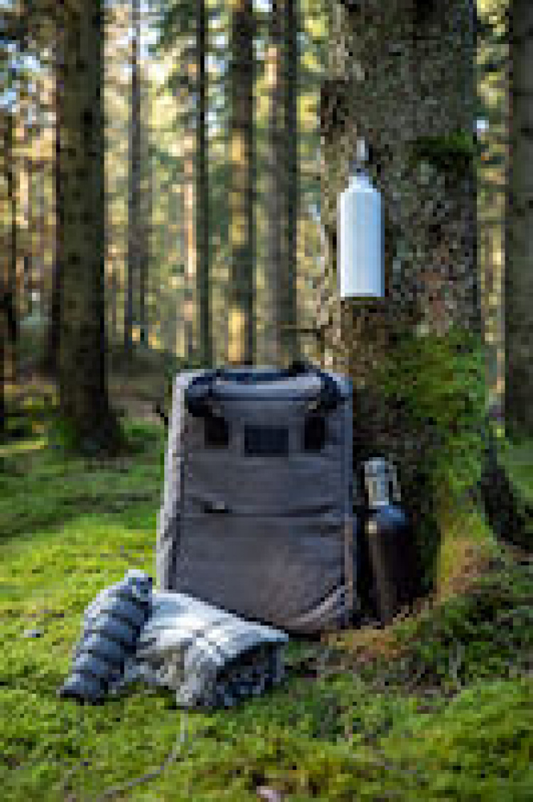 Orrefors Hunting Vattenflaska Silikon, Svart, 500 ml