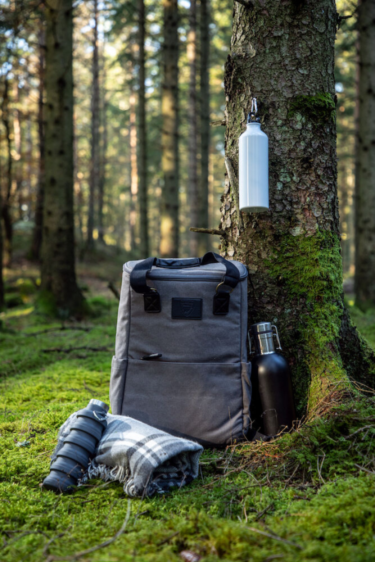 Orrefors Hunting Aluminiumflaska, Orange