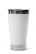 Orrefors Jernverk Vakuumisoleret krus med oplukker, hvid