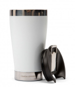 Orrefors Jernverk Vakuumisoleret krus med oplukker, hvid