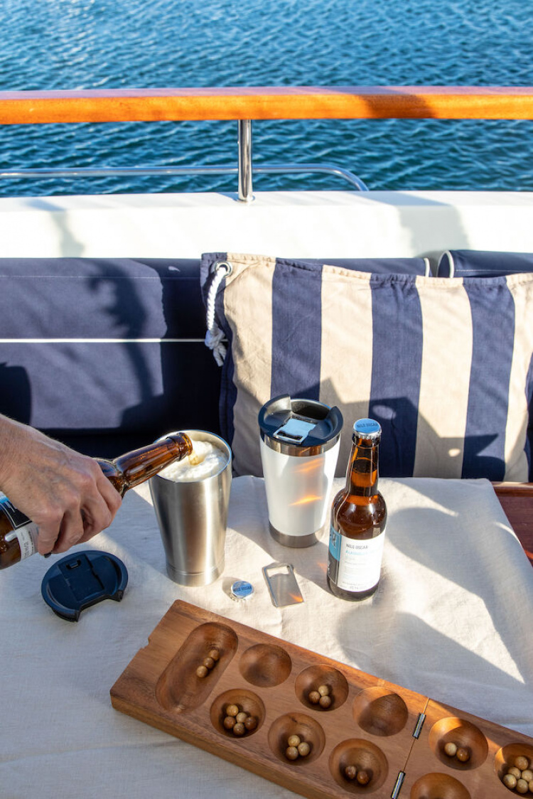 Orrefors Jernverk Vakuumisoleret krus med oplukker, hvid