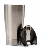 Orrefors Jernverk Vakuumisolerad mugg med flasköppnare, Stål