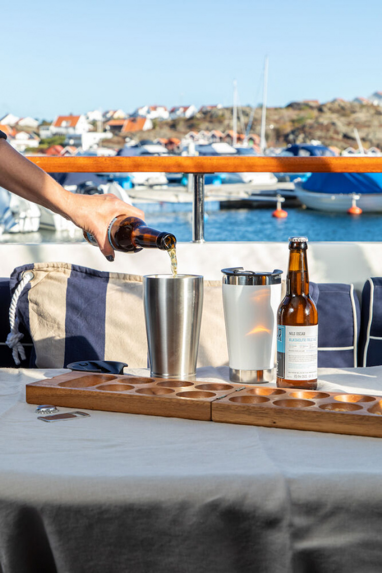 Orrefors Jernverk Vakuumisolerad mugg med flasköppnare, Stål