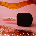 Maxlife MXBM-600 - Trådløs karaokemikrofon med indbygget højttaler, pink Maxlife MXBM-600 - Trådløs karaokemikrofon med indbygget højttaler, pink