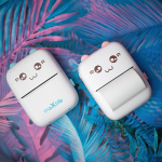 Maxlife MXTP-100 Thermal Printer - bærbar miniprinter med Bluetooth, pink  Maxlife MXTP-100 Thermal Printer - bærbar miniprinter med Bluetooth, pink