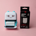 Maxlife MXTP-100 Thermal Printer - bærbar miniprinter med Bluetooth, blå