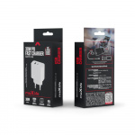 Maxlife MXTC-06 - PD QC vægoplader 1x USB-C, 1x USB, 30W, hvid