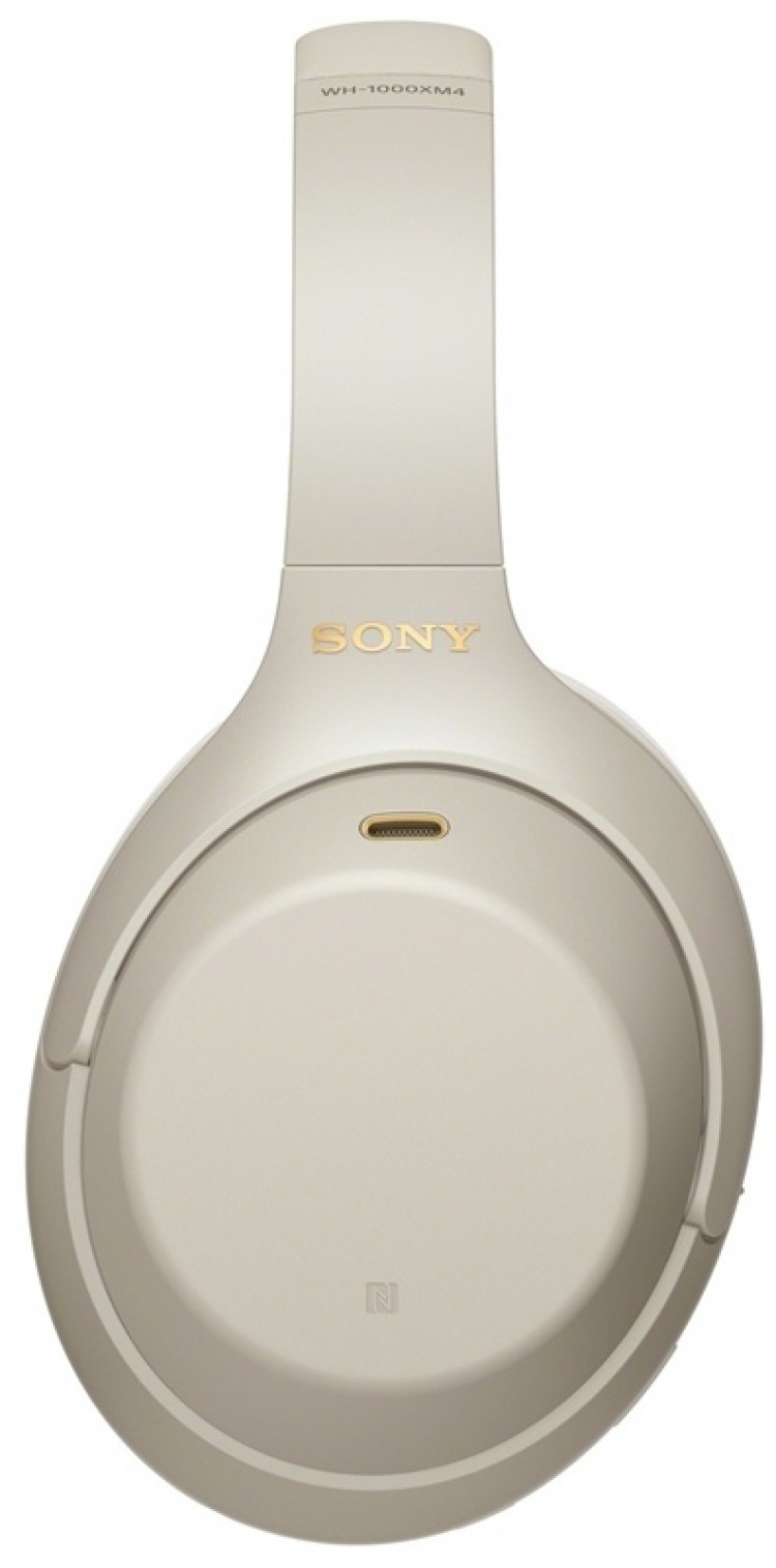 Sony WH-1000XM4 Støjreducerende trådløse hovedtelefoner, sølv Sony WH-1000XM4 Støjreducerende trådløse hovedtelefoner, sølv