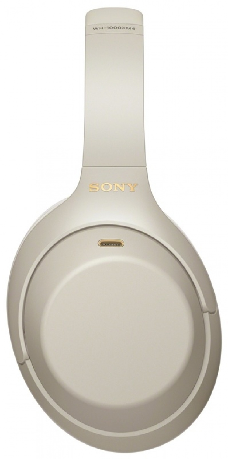 Sony WH-1000XM4 Støjreducerende trådløse hovedtelefoner, sølv Sony WH-1000XM4 Støjreducerende trådløse hovedtelefoner, sølv