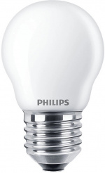 Philips LED-lampa Frostat glas, E27 2700K 470lm 4,3W