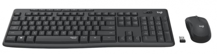 Logitech MK295 Silent Wireless Combo - GRAPHITE NORDIC