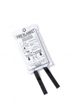 Kosta Linnewäfveri Brandfilt Mocka, Vit