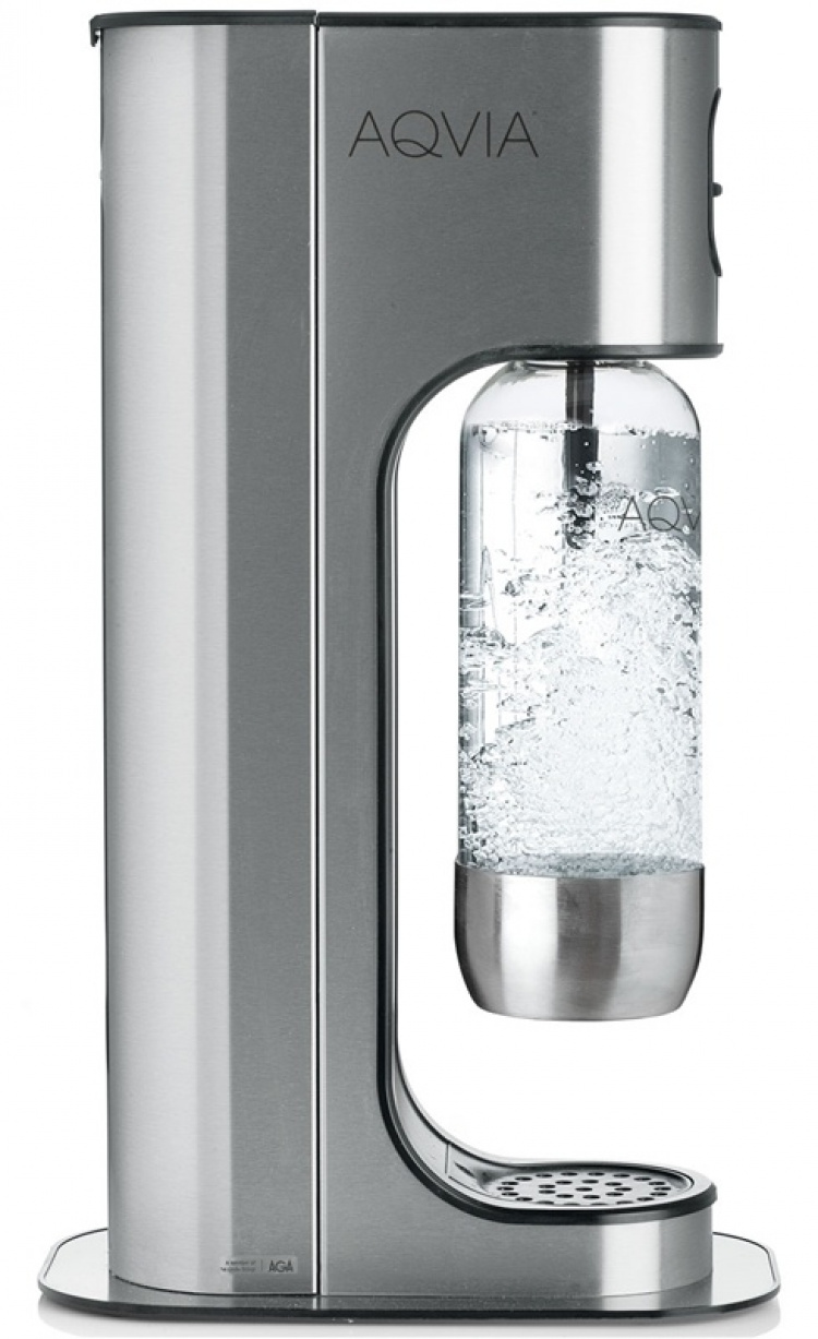 AGA Aqvia Exclusive Steel Black inklusive 2 flasker AGA Aqvia Exclusive Steel Black inklusive 2 flasker