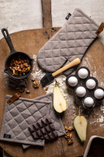 Kosta Linneväfveri Grytlappar 2-pack, Marinblå