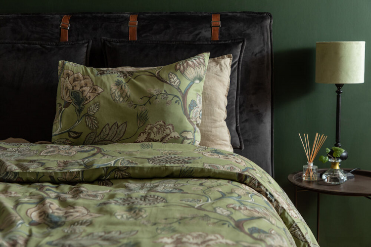 Kosta Linnewäfveri Dalaberg Satin, Grön