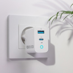 Forever TC-06-20AC PD QC vægoplader 1x USB-C 1x USB 20W