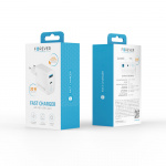 Forever TC-06-20AC PD QC vægoplader 1x USB-C 1x USB 20W