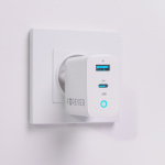 Forever TC-06-45AC GaN PD QC vægoplader 1x USB-C 1x USB 45W