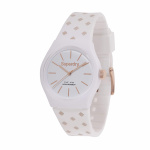 Superdry SDSYG166WRG - Ur 38 mm med 5 bar vandtæthed, hvid/guld