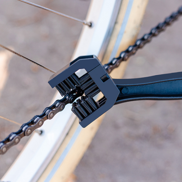 Forever Outdoor Rengøringsbørste til cykelkæder, sort