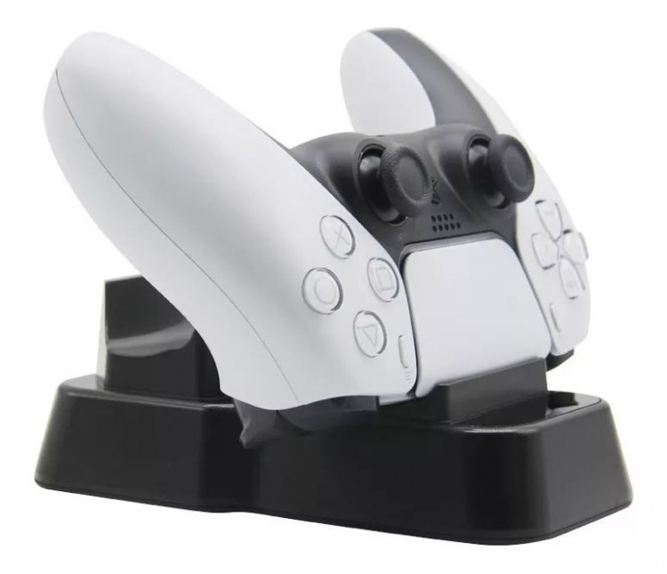 Dobbelt ladestation til Playstation 5 controllere Dobbelt ladestation til Playstation 5 controllere