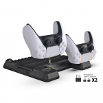 Dockingstation til Playstation 5, 4-i-1 Dockingstation til Playstation 5, 4-i-1