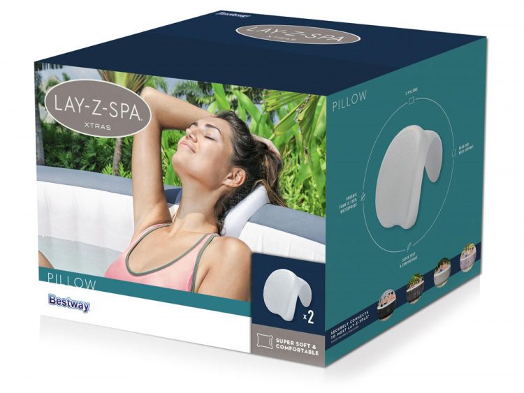 Bestway Lay-Z-Spa, spapuder 2-pak